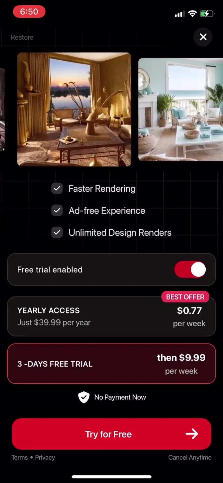 Home AI - AI Interior Design screenshot 4