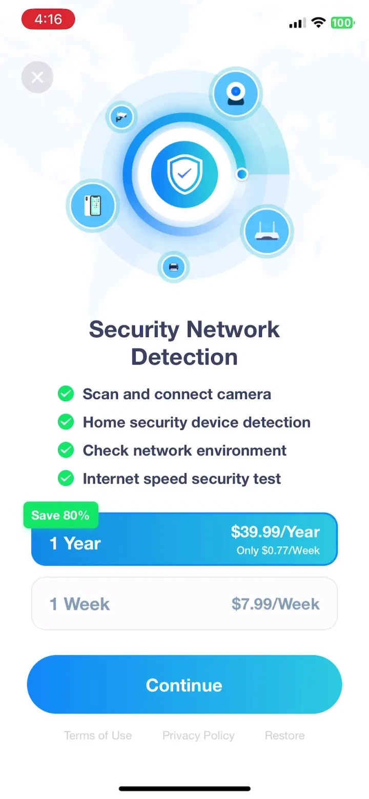Home Security - Camera Scanner screenshot 3