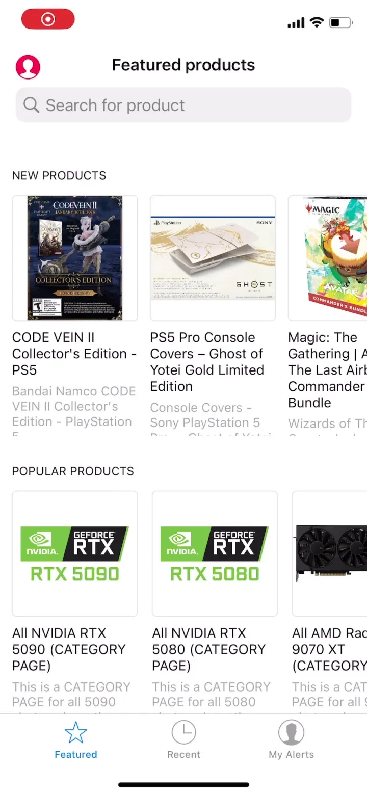 HotStock - in-stock alerts screenshot 3