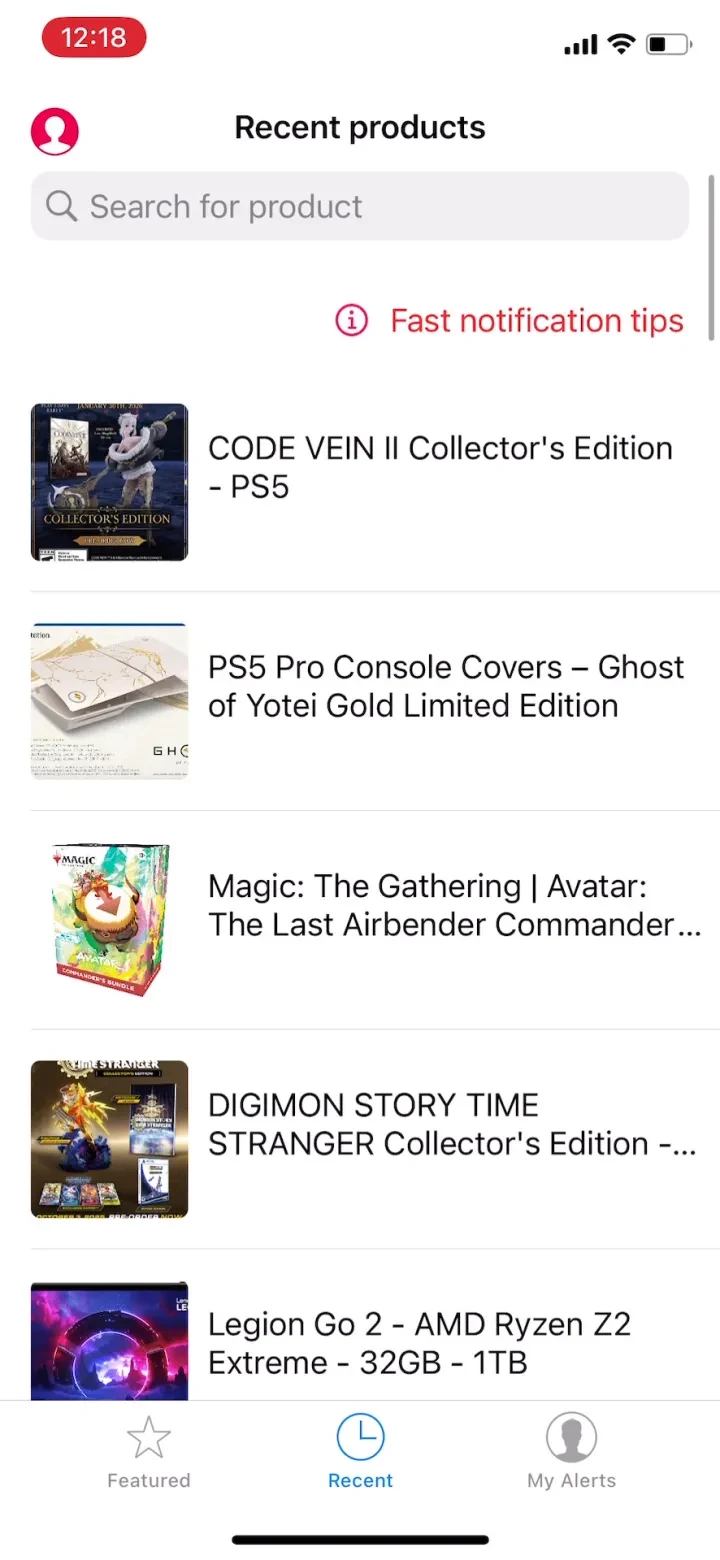 HotStock - in-stock alerts screenshot 4