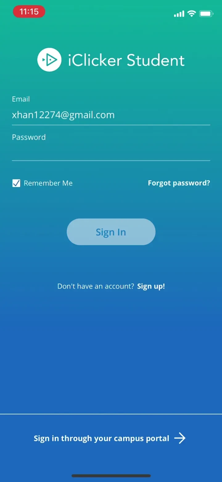 iClicker Student screenshot 3