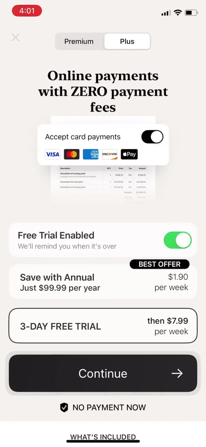 Invoice Maker ▸ Estimate App screenshot 3