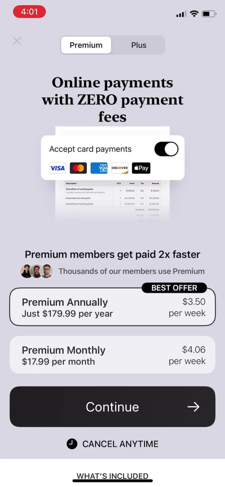 Invoice Maker ▸ Estimate App screenshot 4