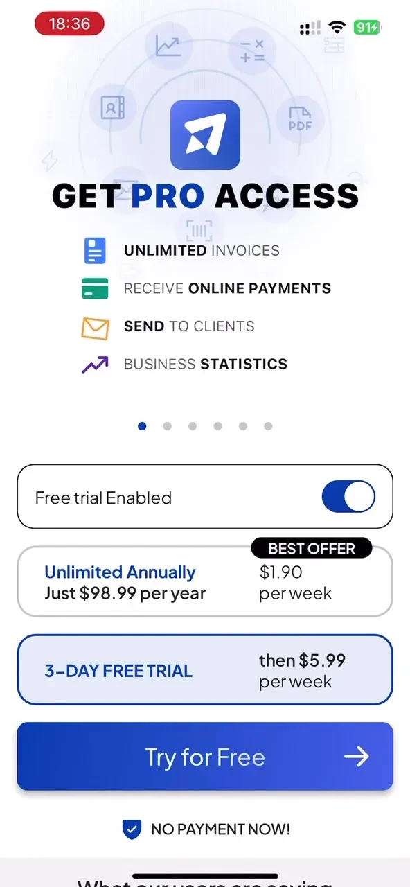 Invoice Maker - Invoice Fly screenshot 3