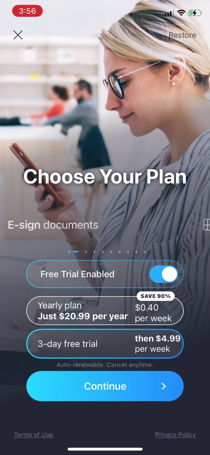 iScanner: PDF Document Scanner screenshot 3
