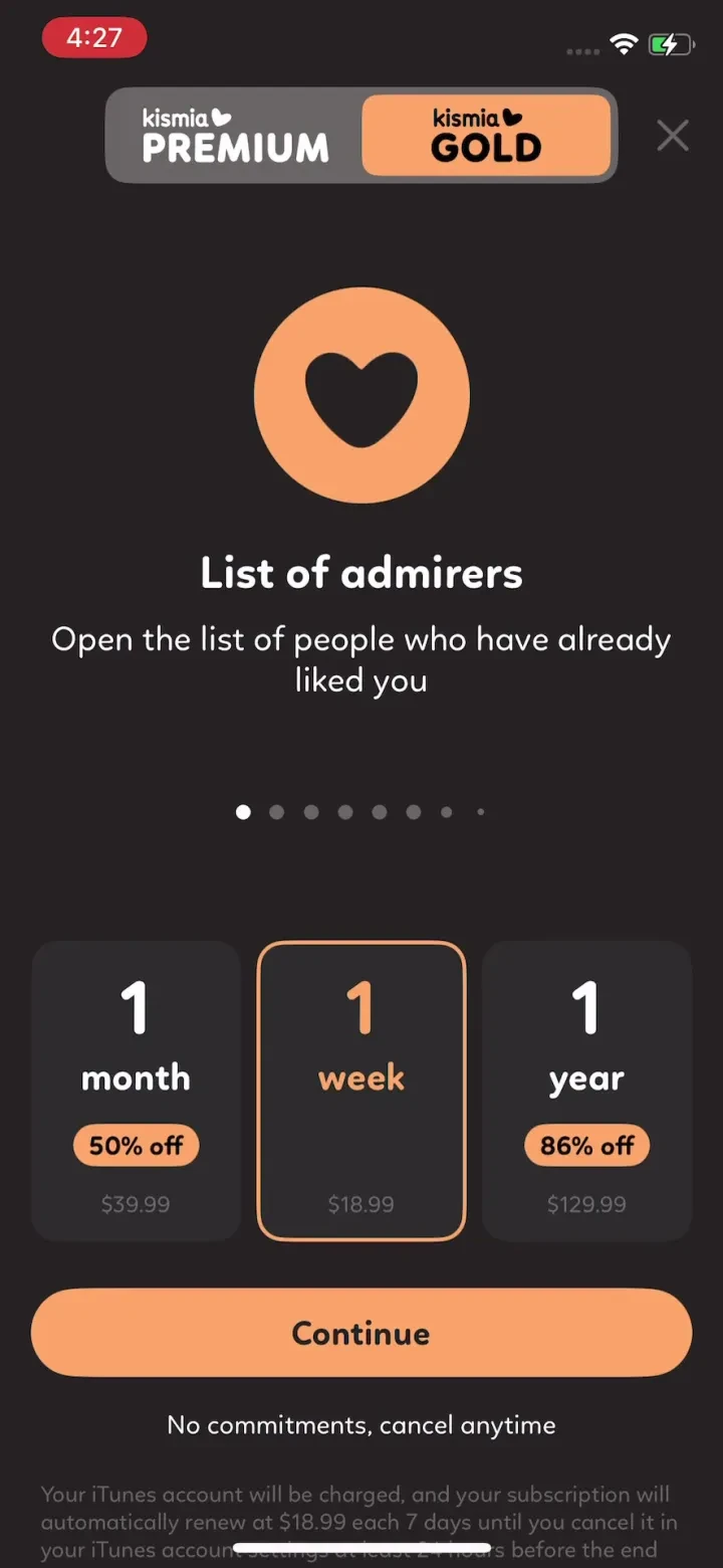 Kismia - Dating App &amp; Chat screenshot 4