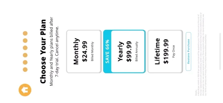 Kodable Basics paywall screenshot