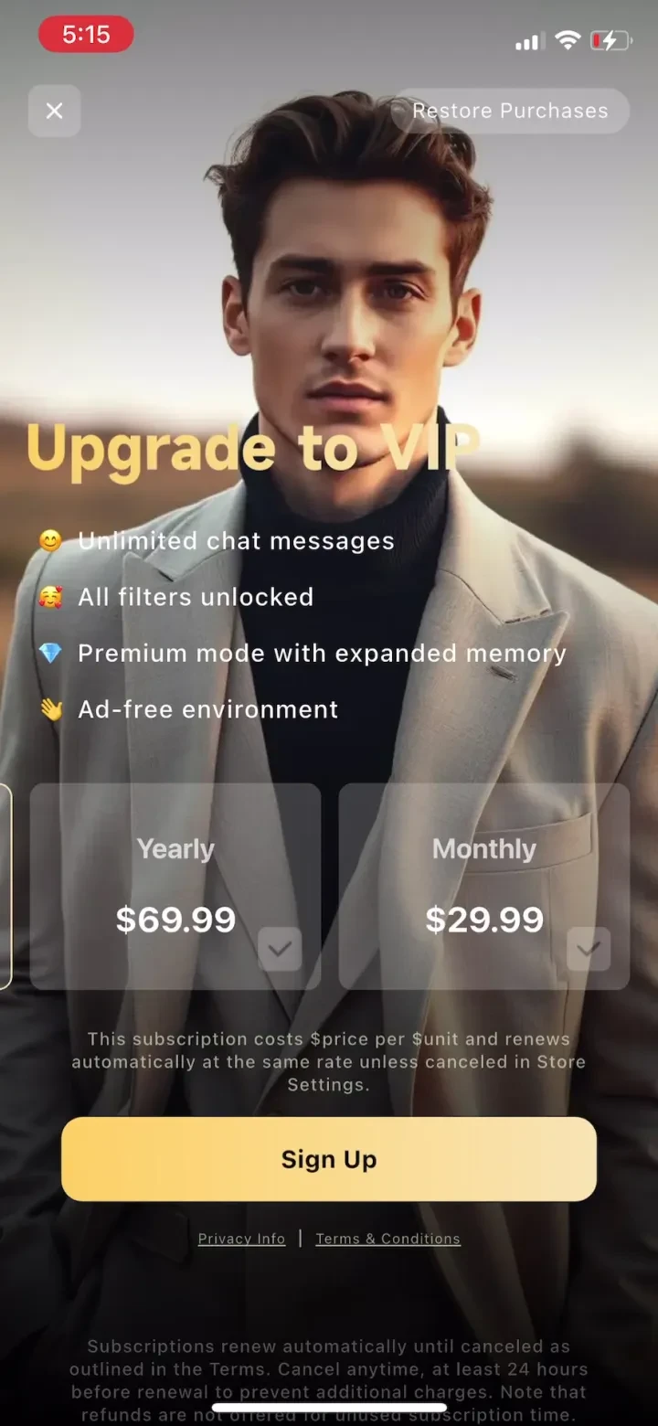 Kokoa AI: Chat, Talk, Text screenshot 3