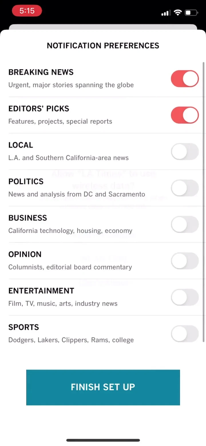 LA Times screenshot 3