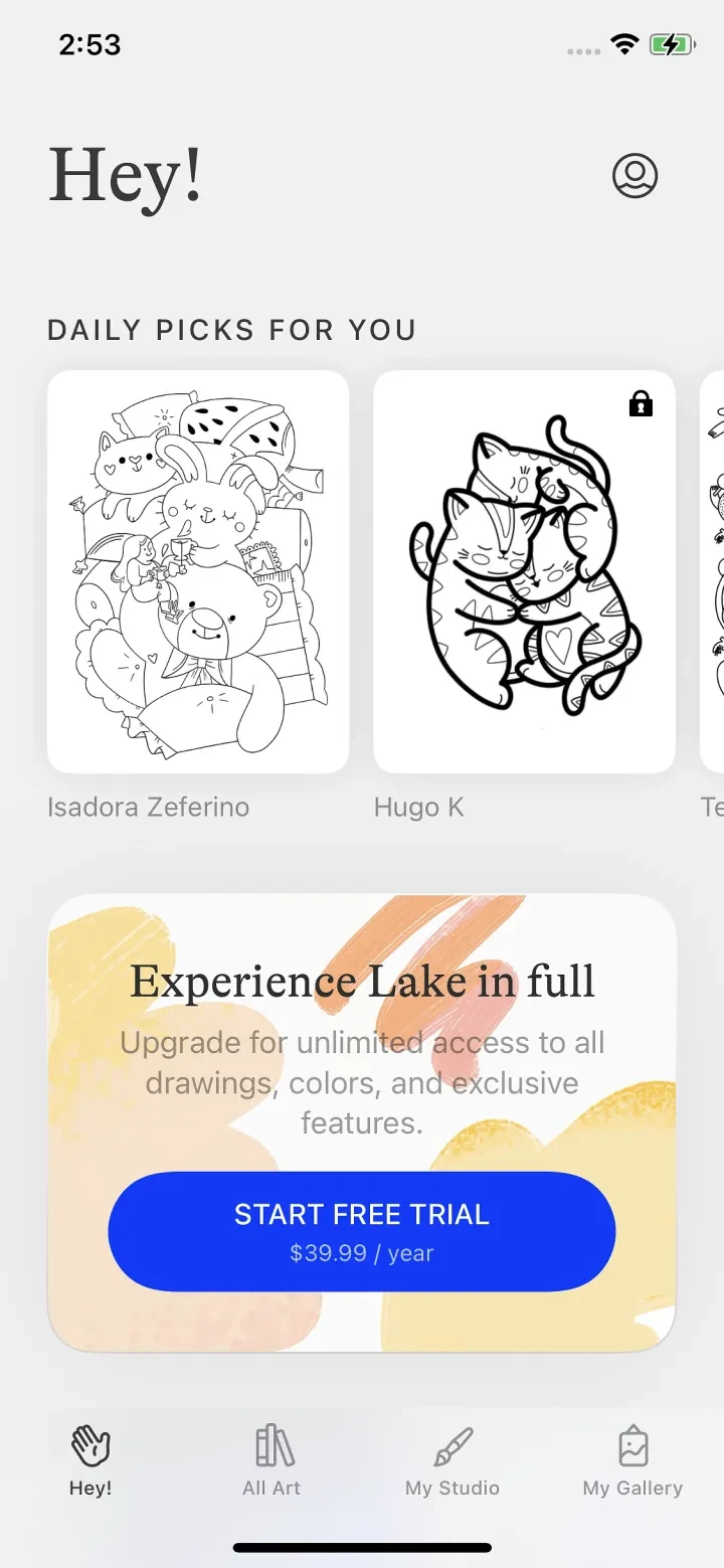 Lake: Coloring Book for Adults screenshot 3