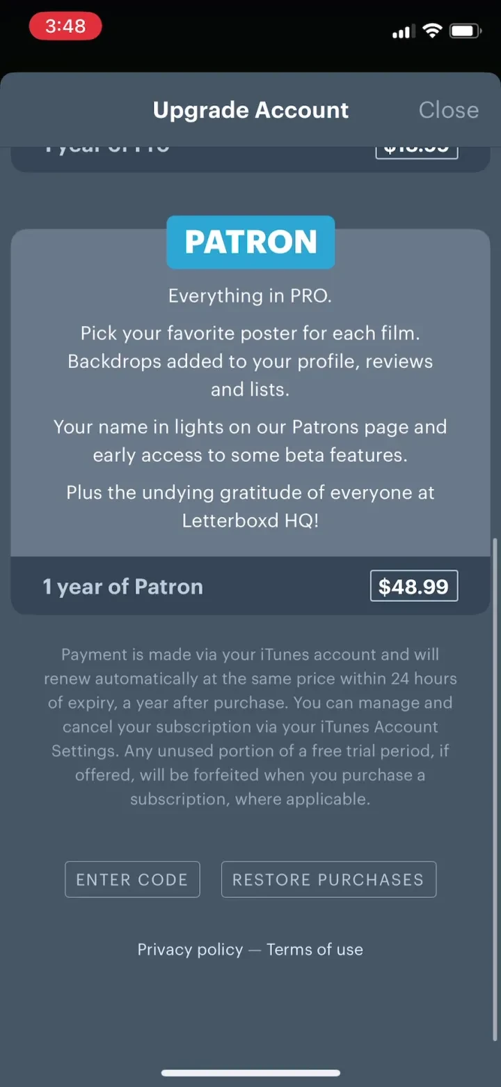 Letterboxd screenshot 3