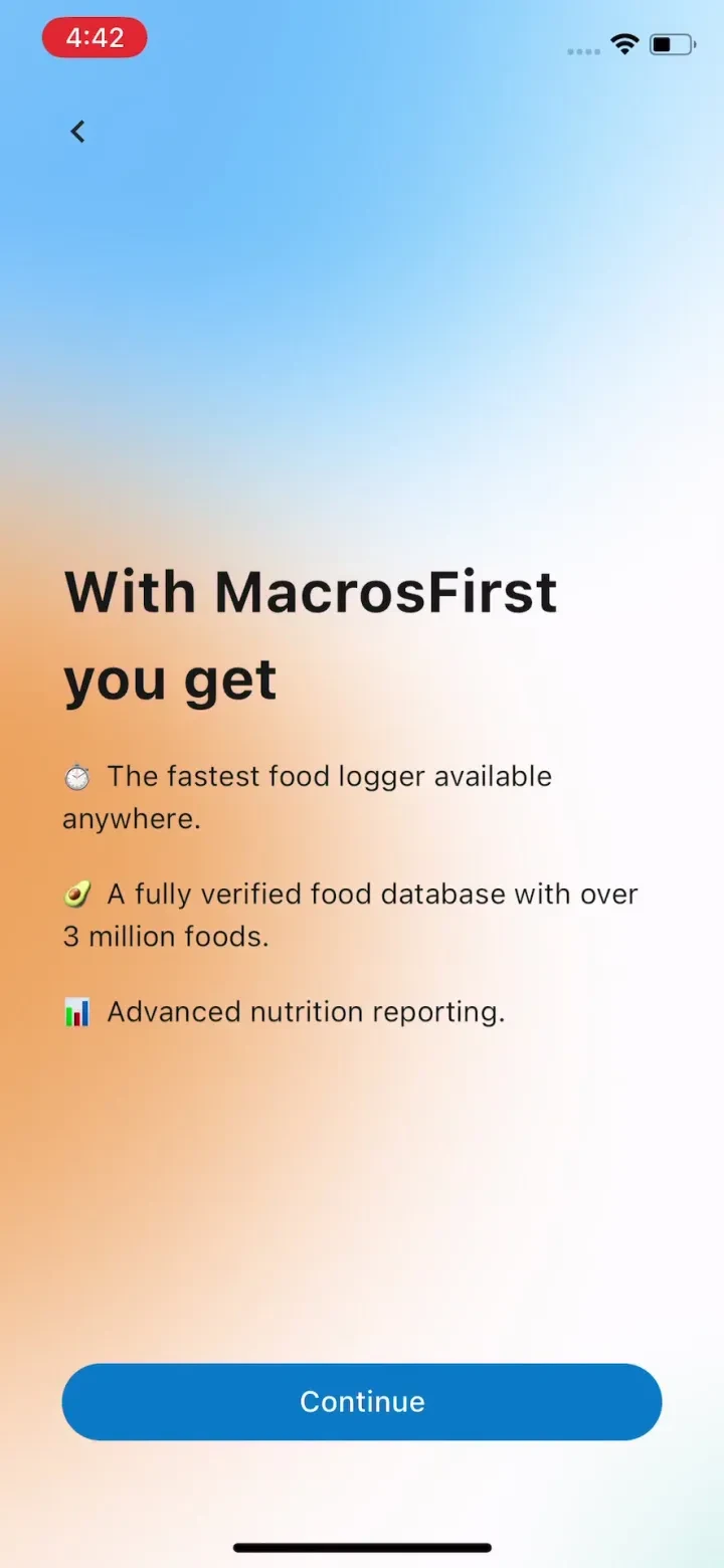 MacrosFirst - Macro Tracker screenshot 4