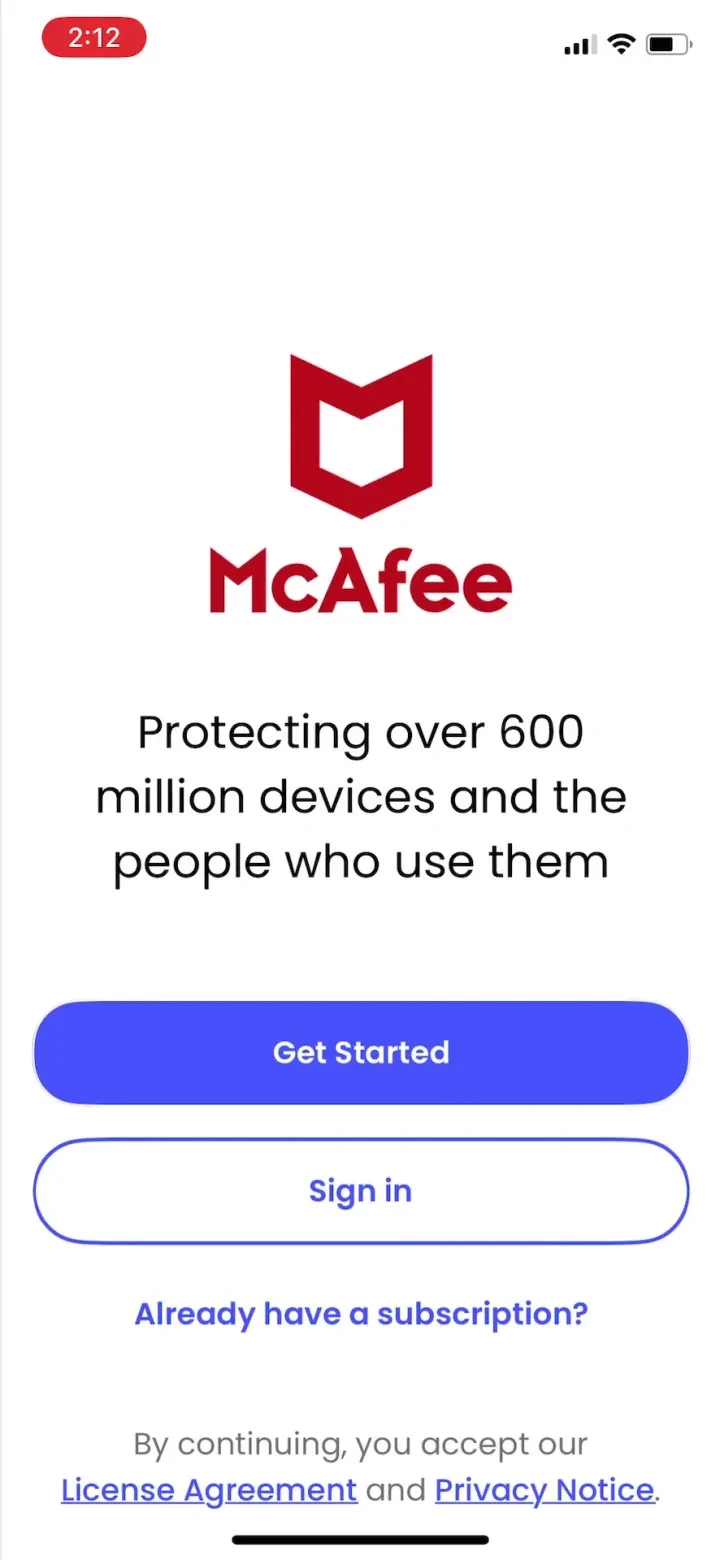 McAfee: Stay Secure &amp; Private screenshot 4