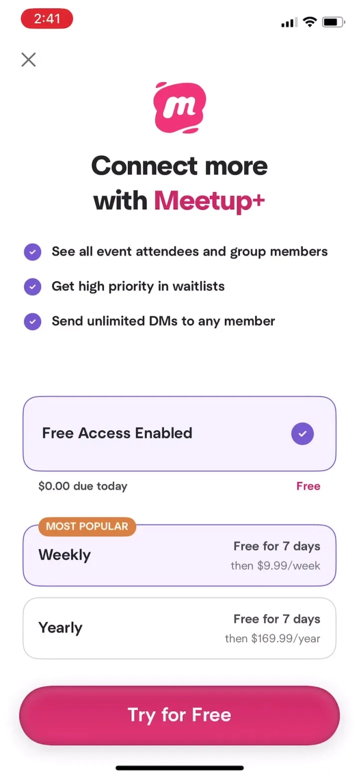 Meetup: Social Events &amp; Groups screenshot 4