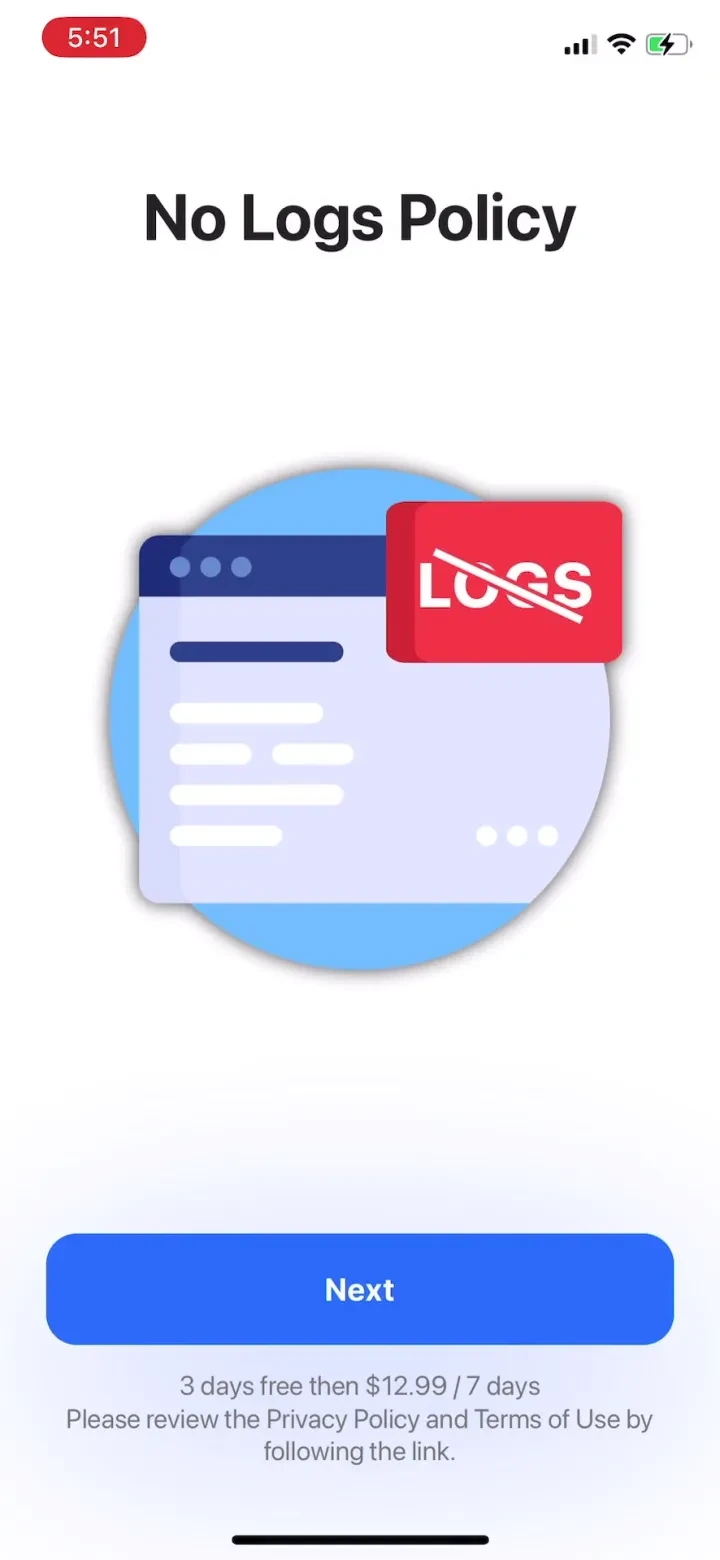 Mix VPN - Fast & Unlimited paywall screenshot