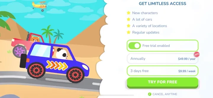 Monster Truck Game for Kids 2+ screenshot 3