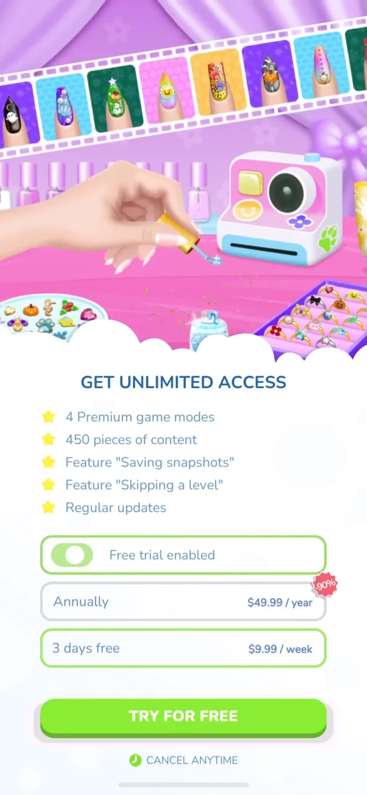 Nail Salon Games for Kids 2-5 screenshot 4