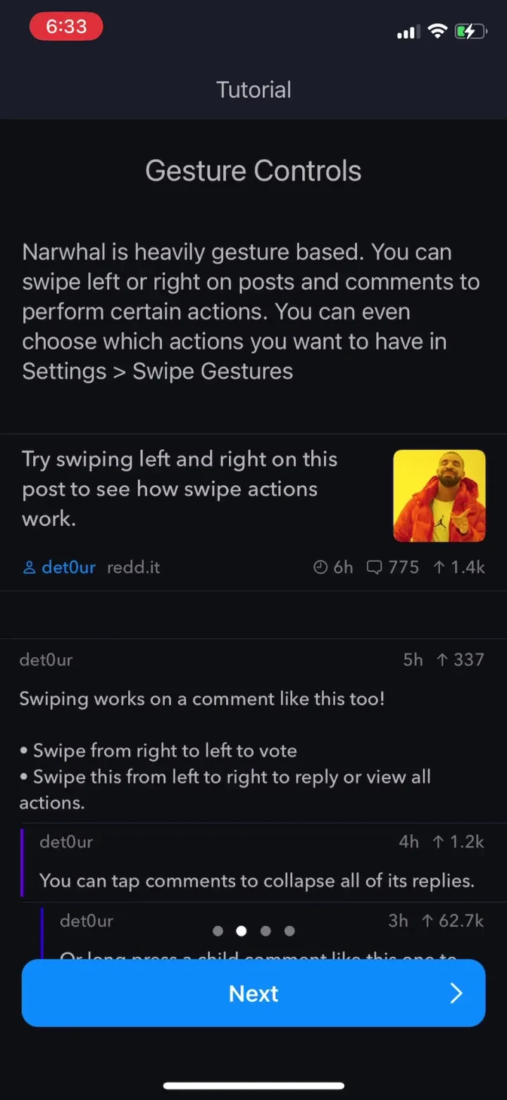 Narwhal for Reddit screenshot 4