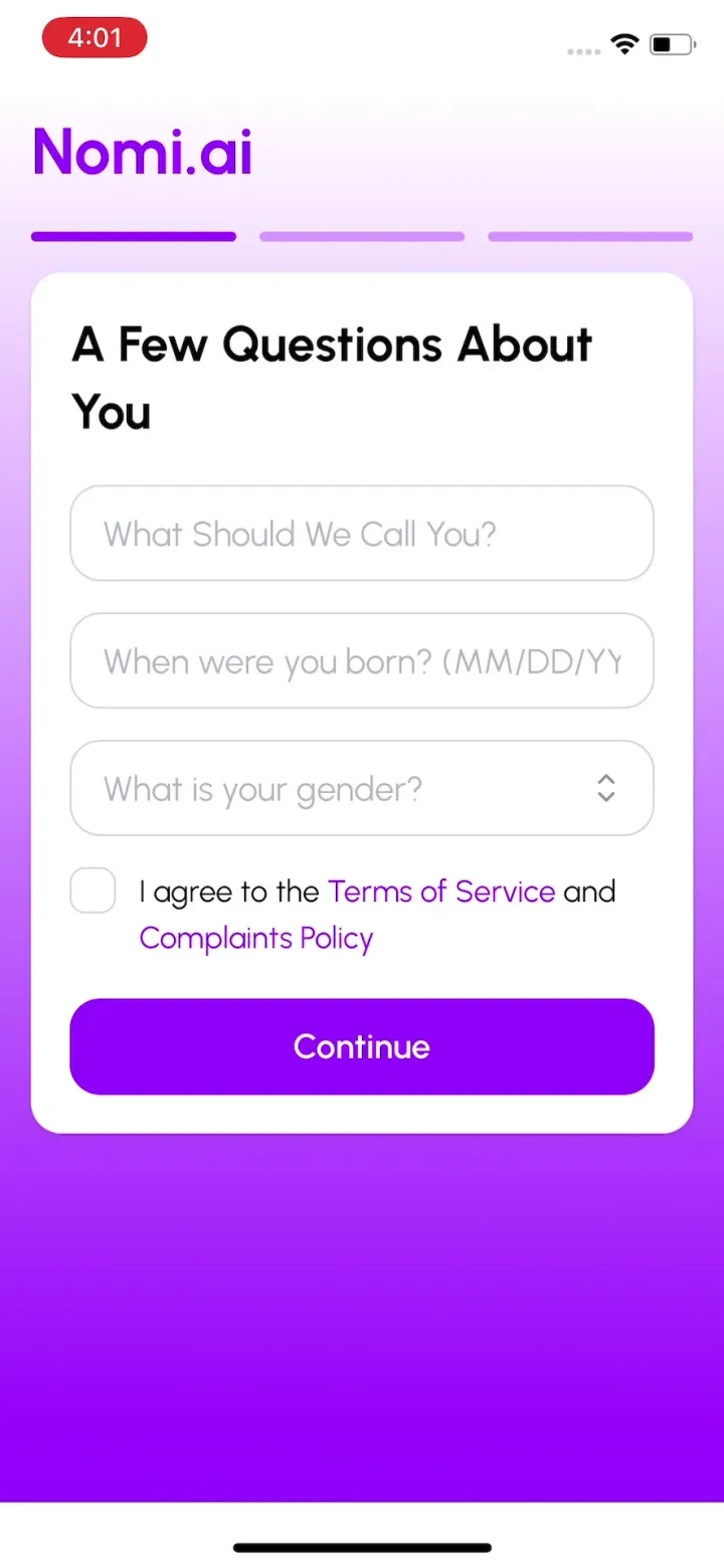Nomi: AI Companion with a Soul screenshot 4