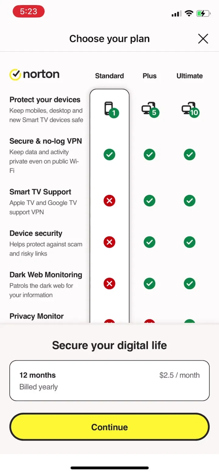 Norton VPN – Fast &amp; Secure screenshot 4