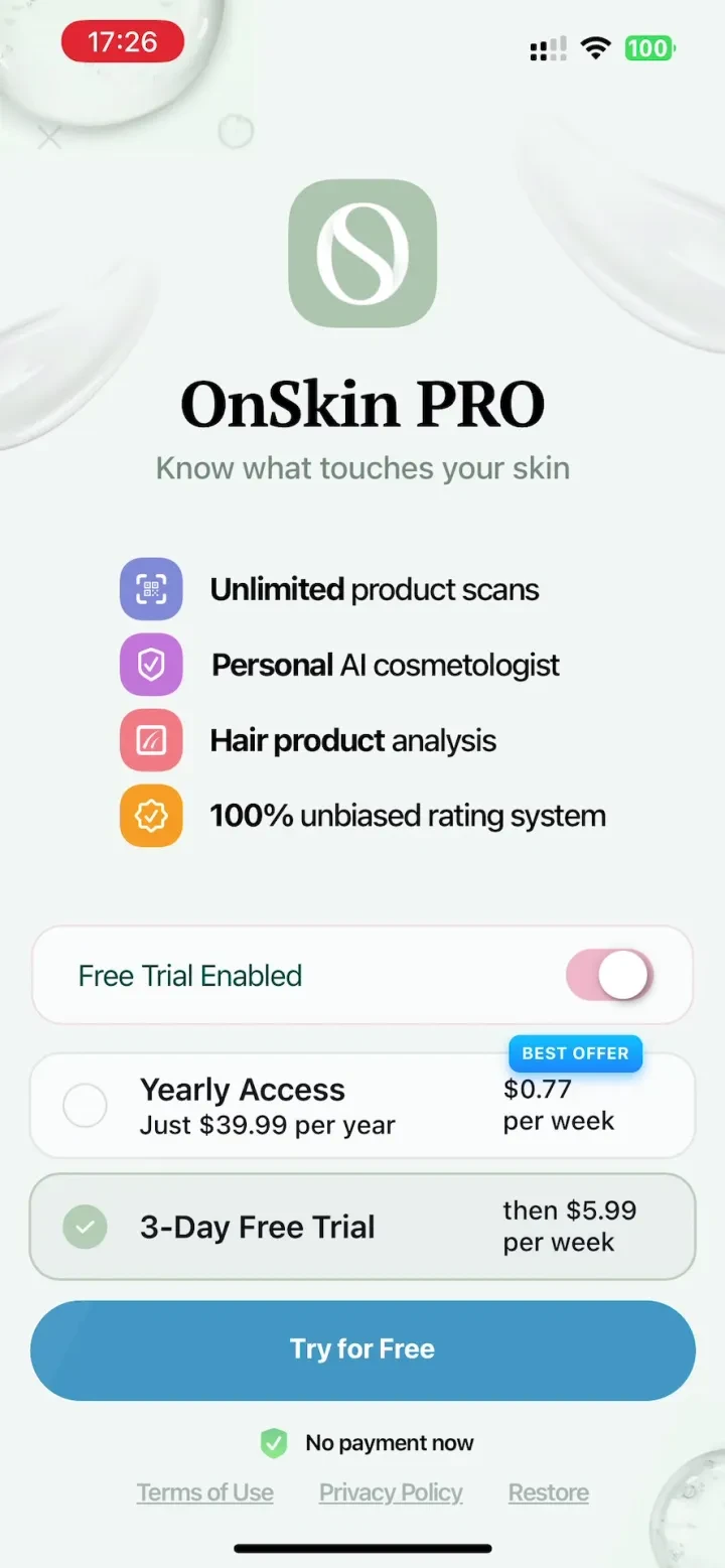 OnSkin: Beauty Product Scanner screenshot 3
