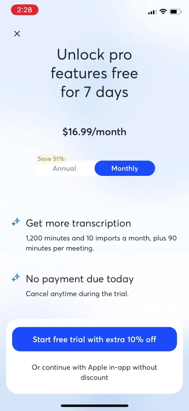 Otter Transcribe Voice Notes screenshot 3