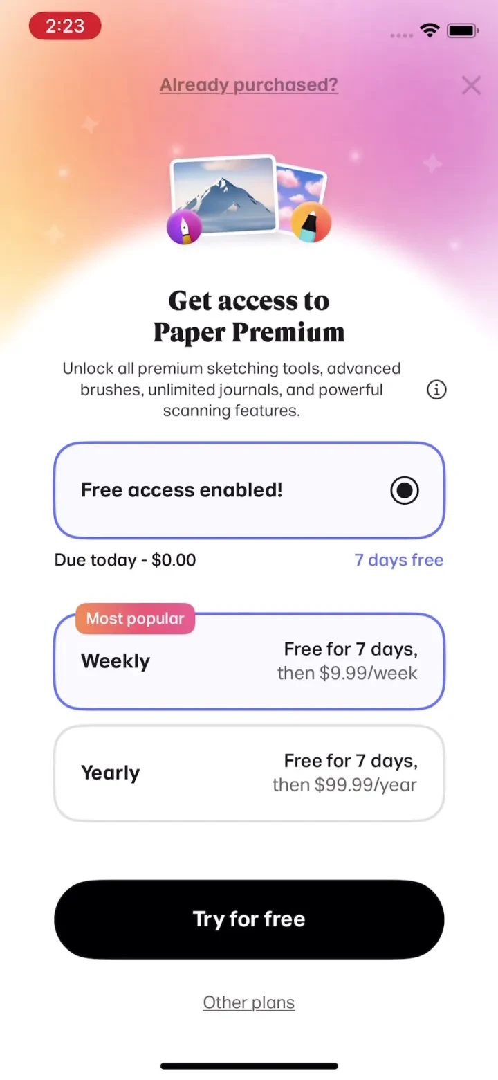 Paper: Sketch, Draw &amp; Create screenshot 3