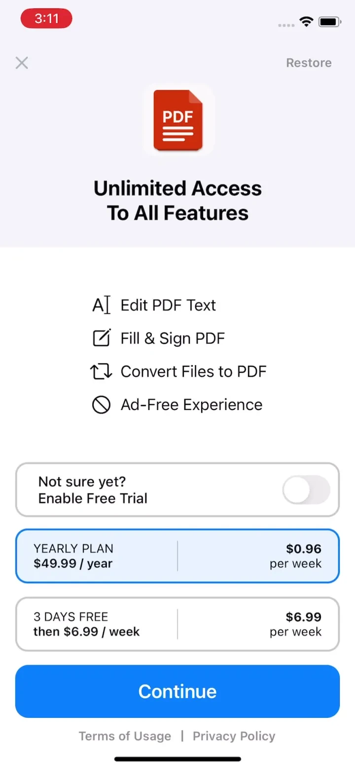 PDF Editor ® screenshot 4