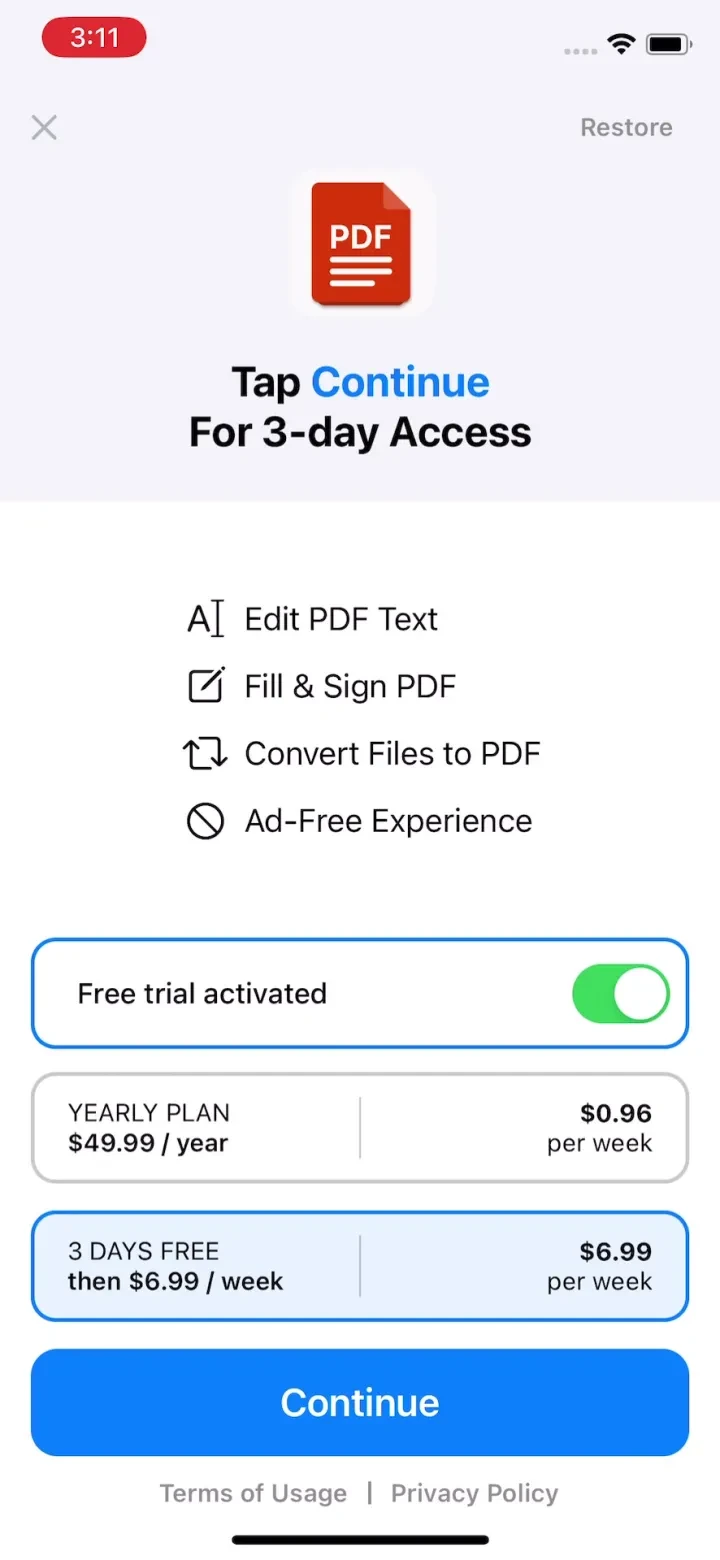 PDF Editor ® screenshot 3