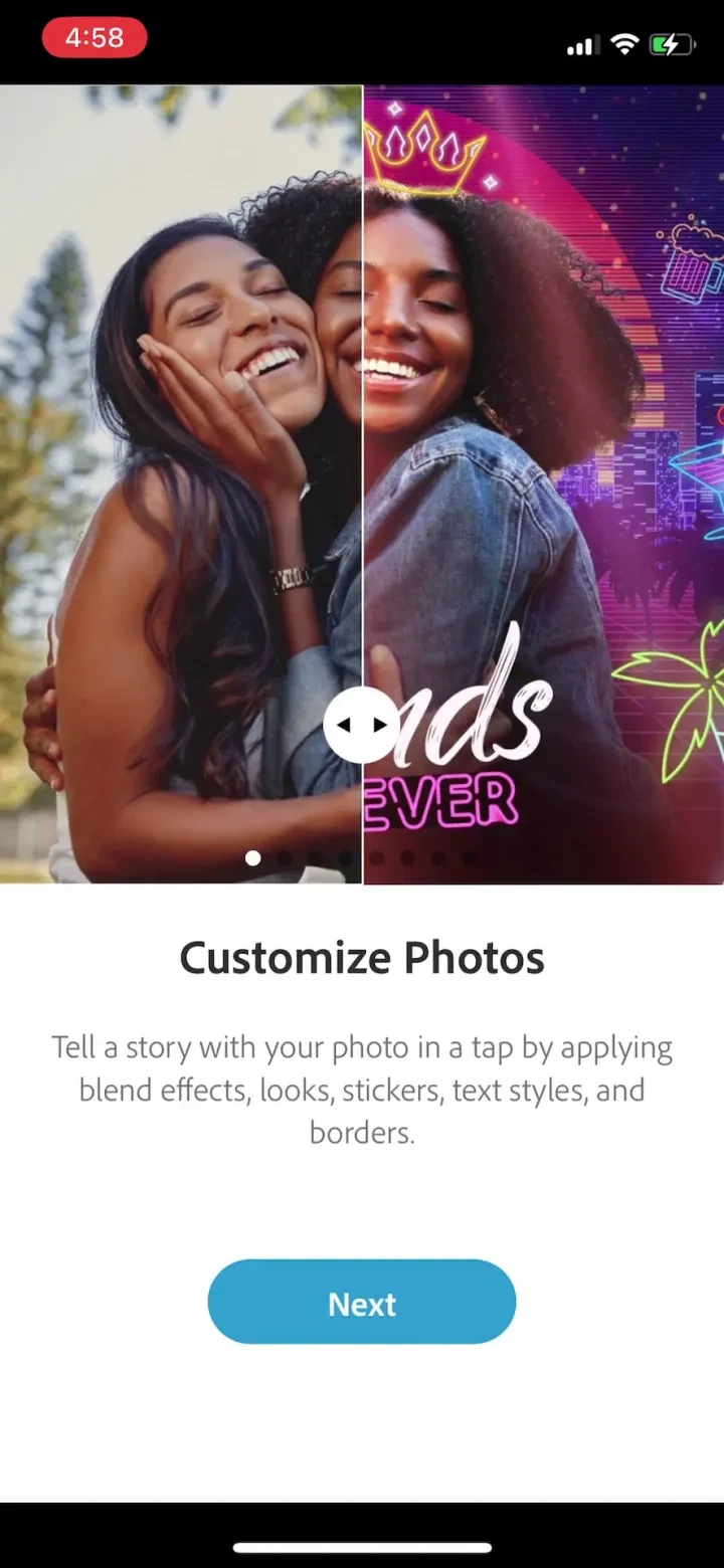 Photoshop Express Photo Editor screenshot 4