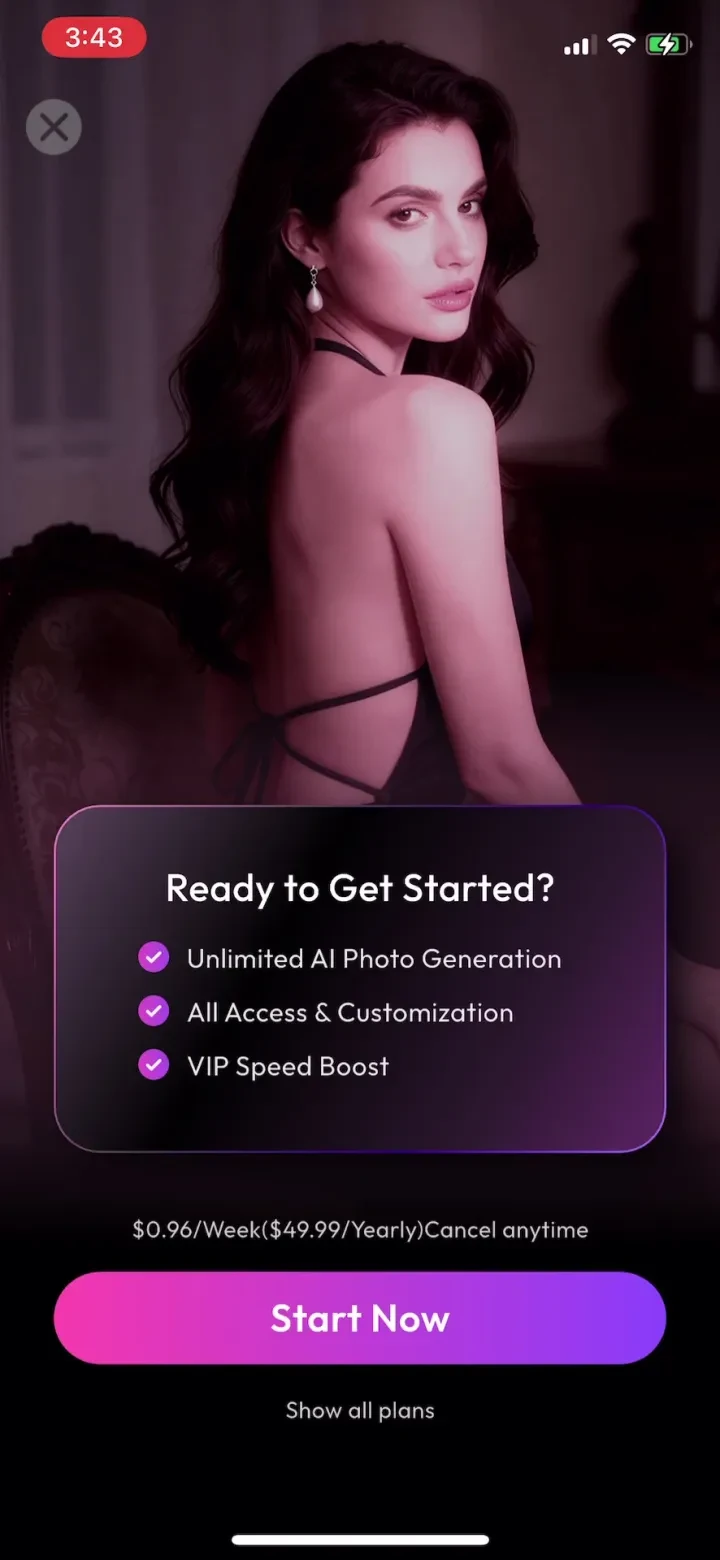 Pixi Ai：Photo Magic&Ai Video paywall screenshot