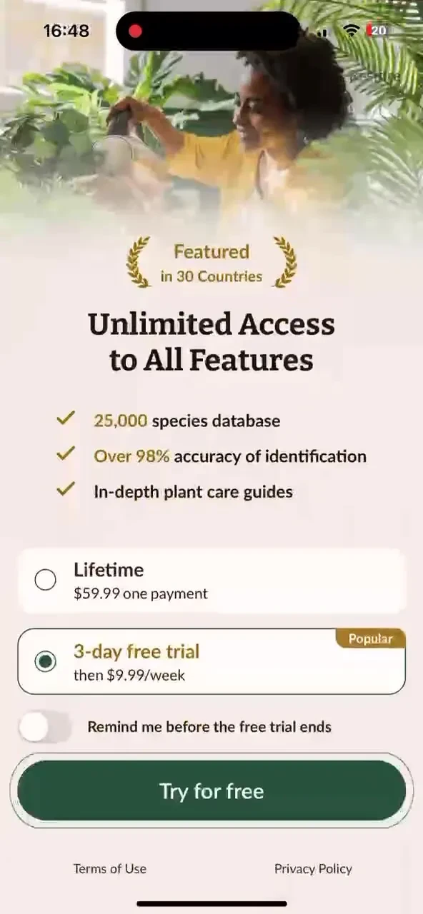 Plant Identification－Plantaria screenshot 4