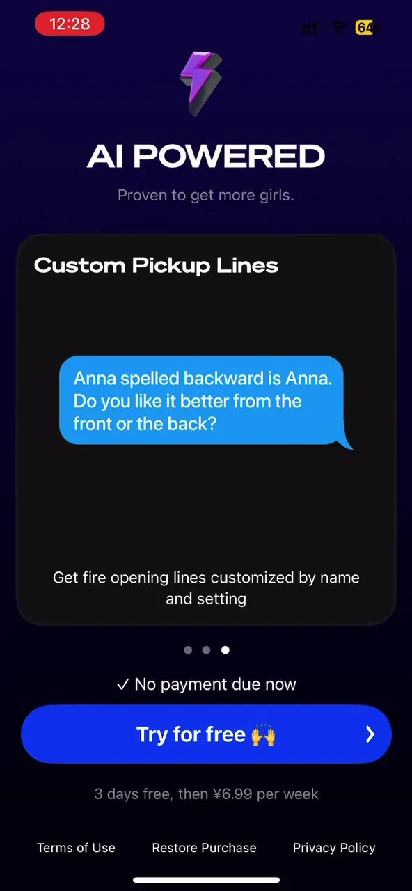 Plug AI: Texting Assistant paywall screenshot