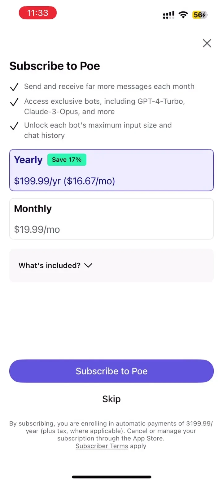 Poe – Fast AI Chat screenshot 3