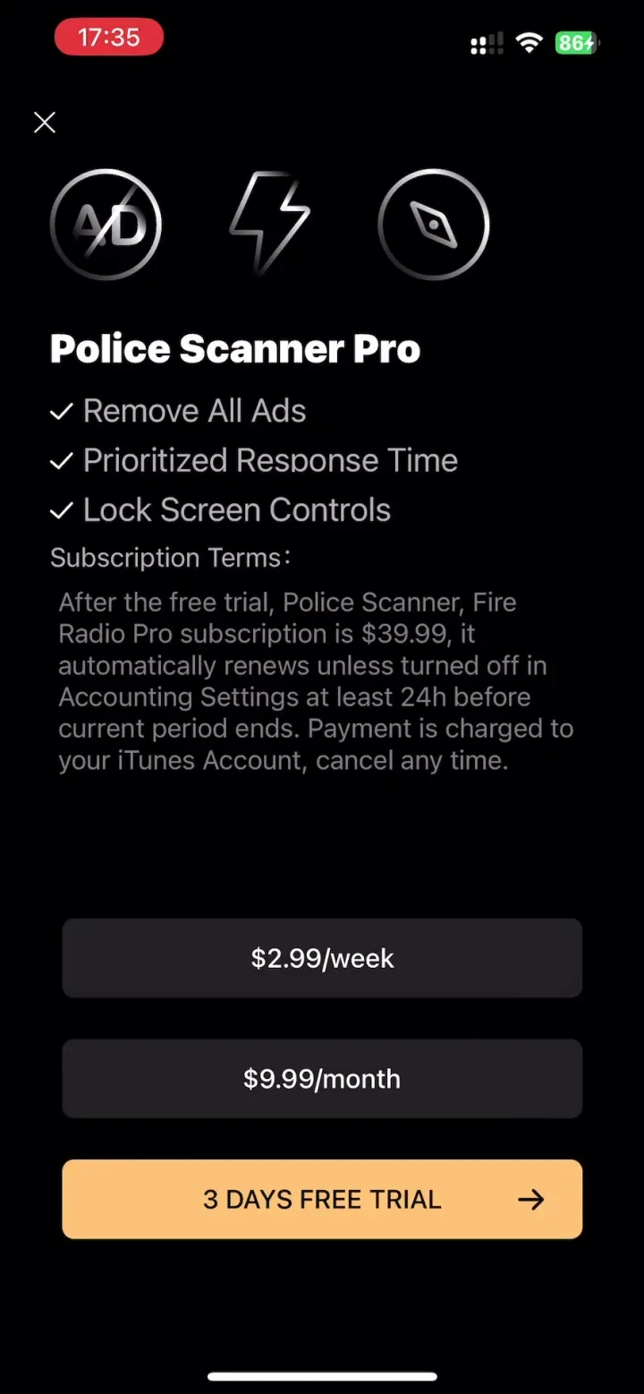 Police Scanner: Fire Radio screenshot 3