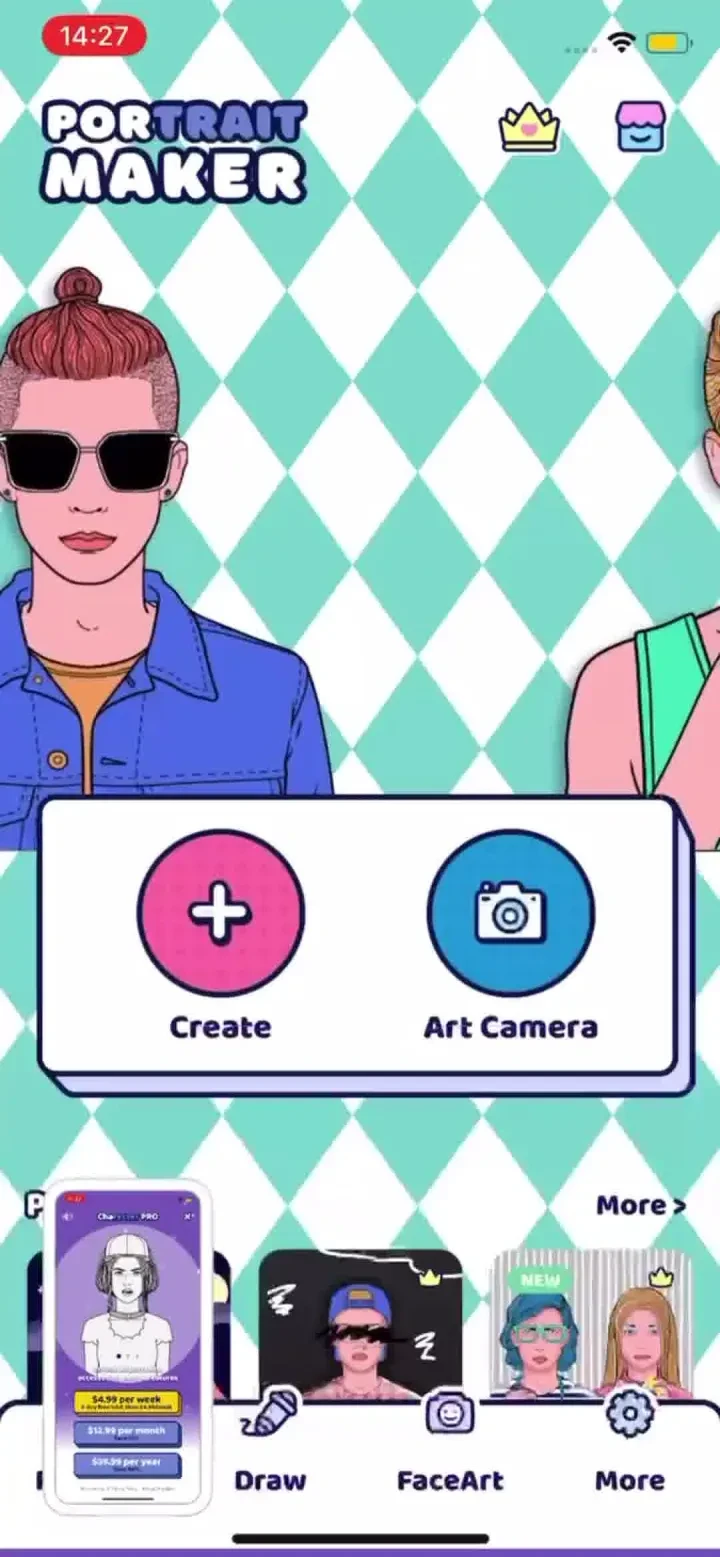 Portrait:Make Avatar Character screenshot 4