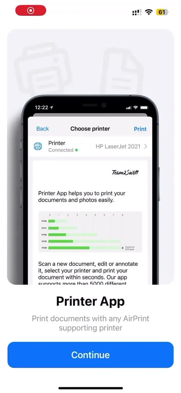 Printer app ® screenshot 4