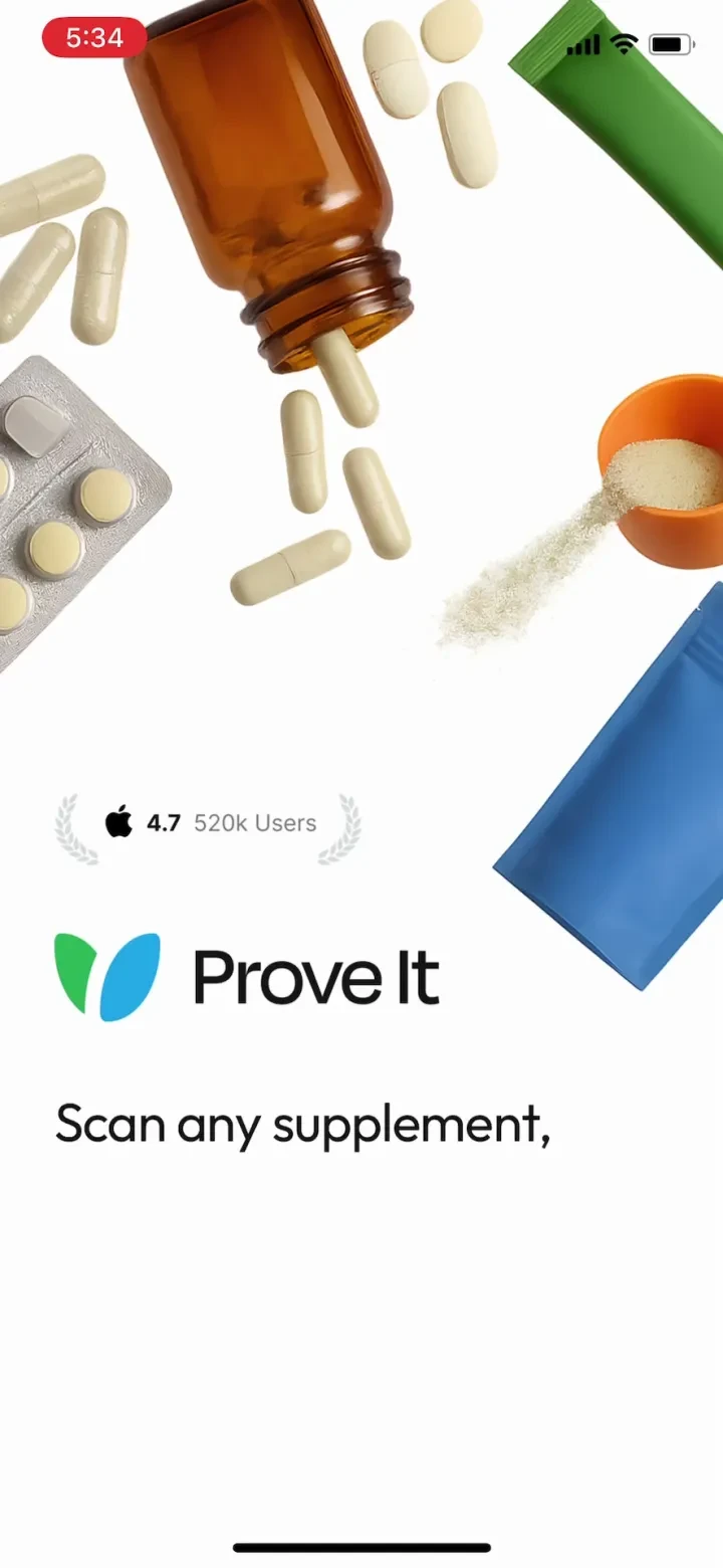 Prove It - Supplement Scanner screenshot 3