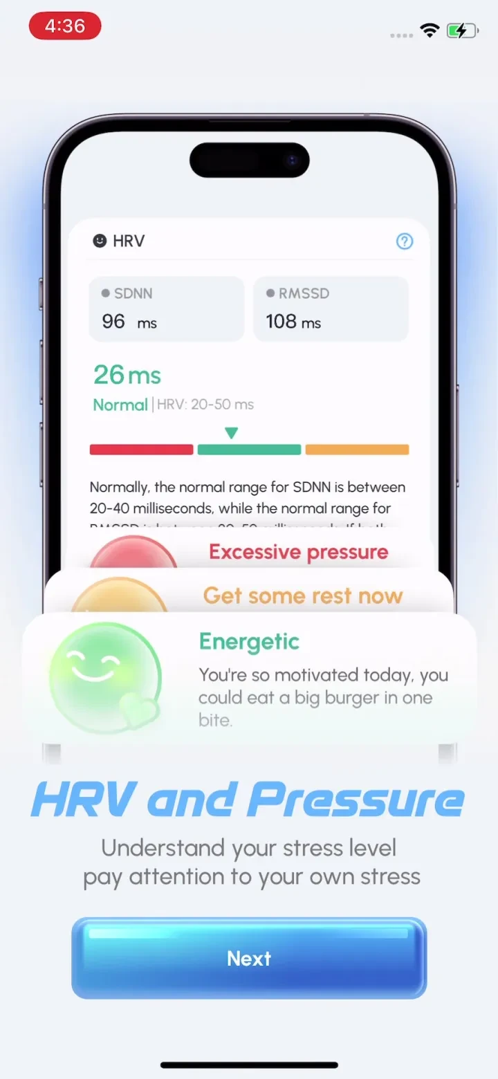 PulseTrackr：Heart Rate &amp; HRV screenshot 4