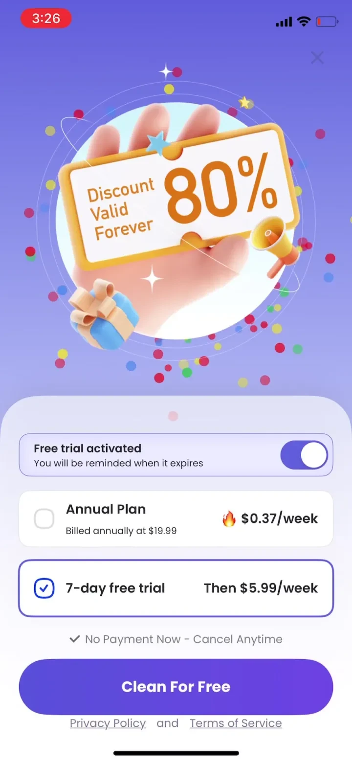 Pure Cleaner: Clean Storage screenshot 3