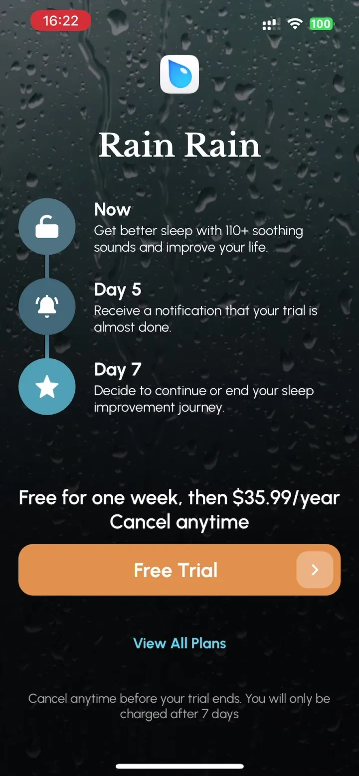 Rain Rain Sleep Sounds screenshot 3