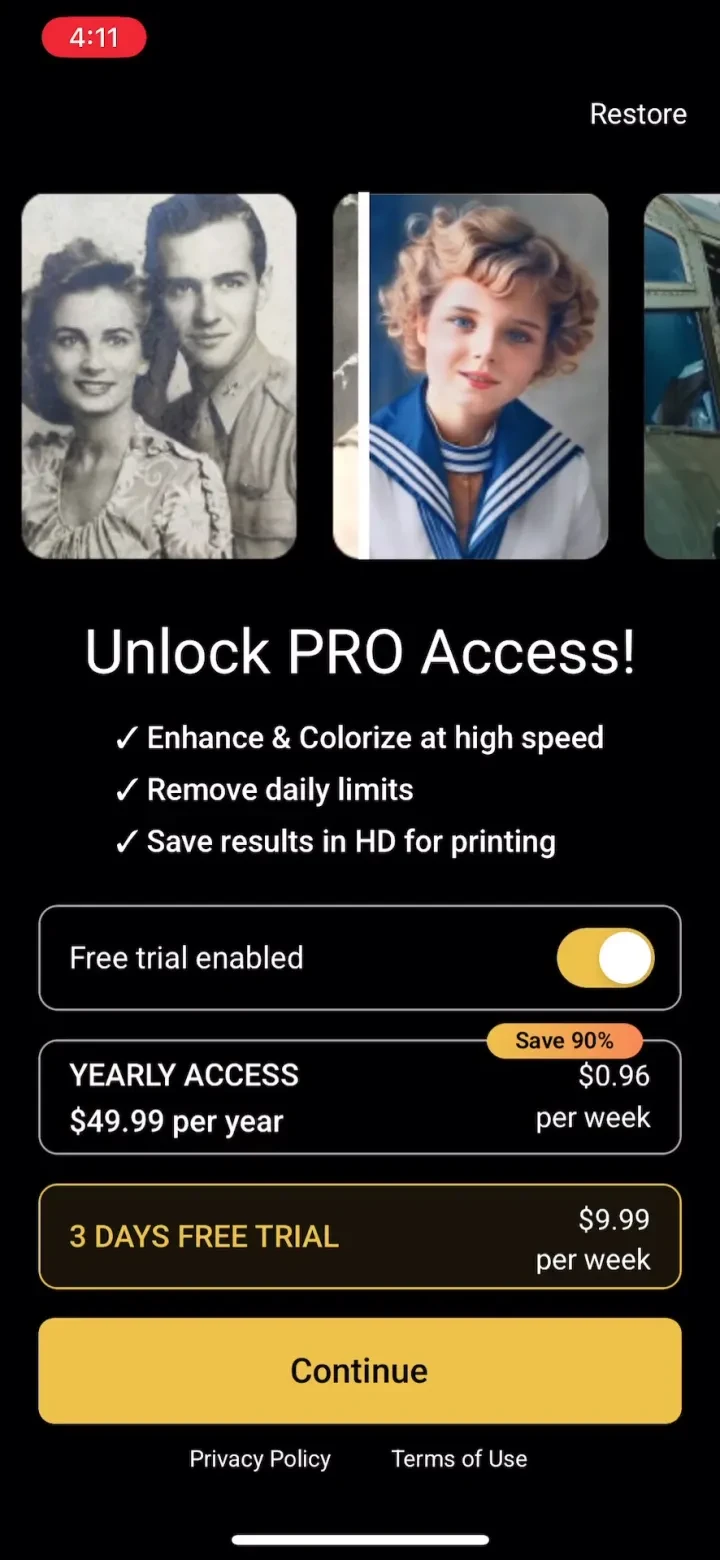 Renew - Restore Old Photos AI screenshot 3