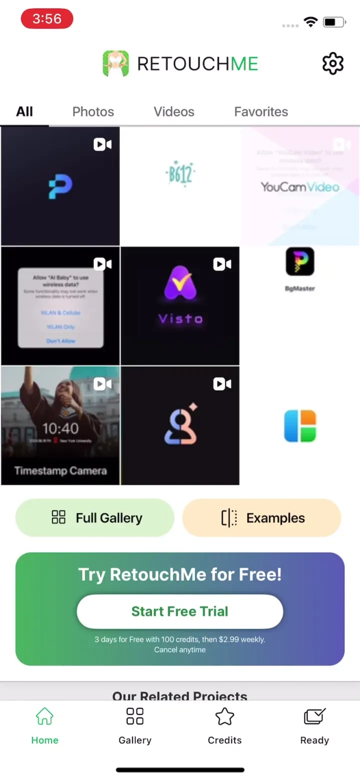Retouch Me: Face, Body Editor paywall screenshot