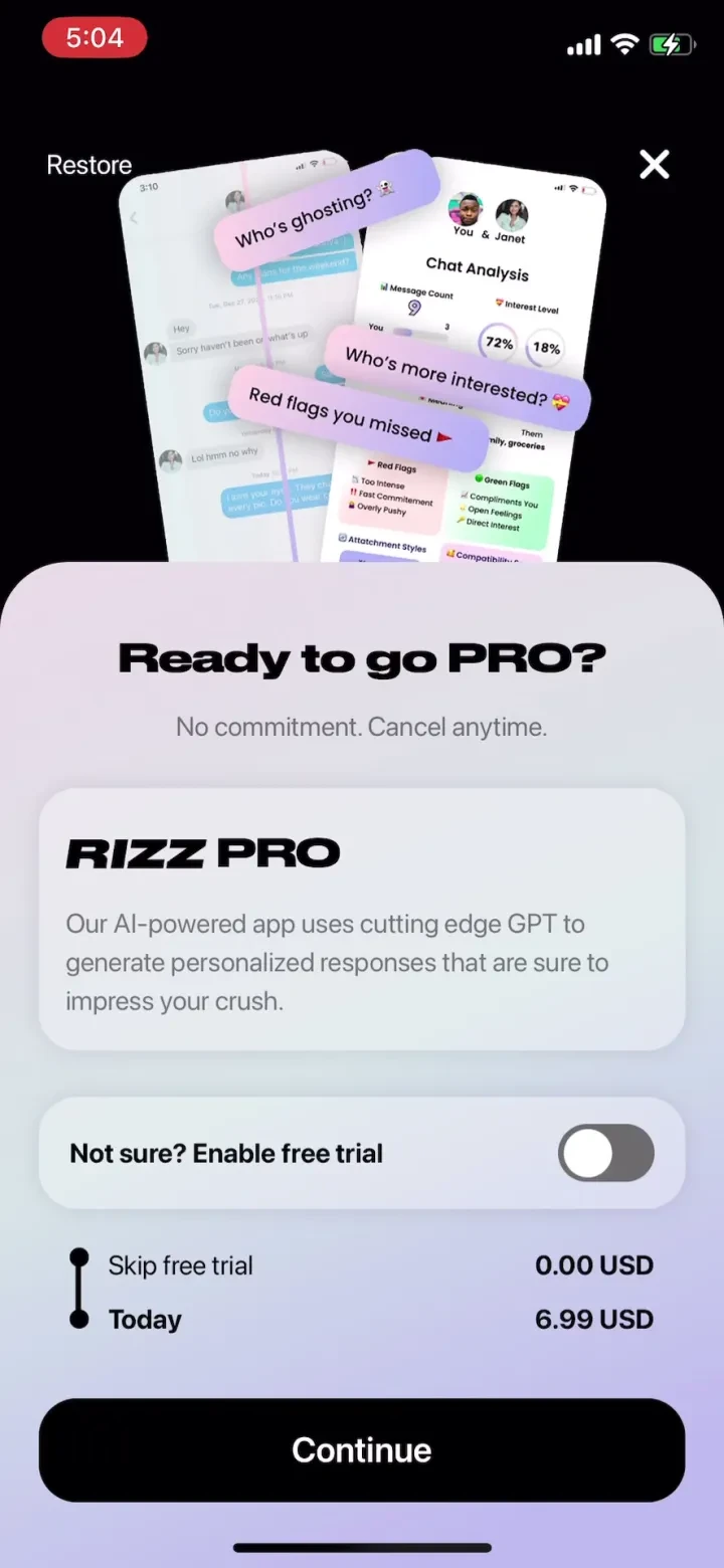 RIZZ screenshot 3
