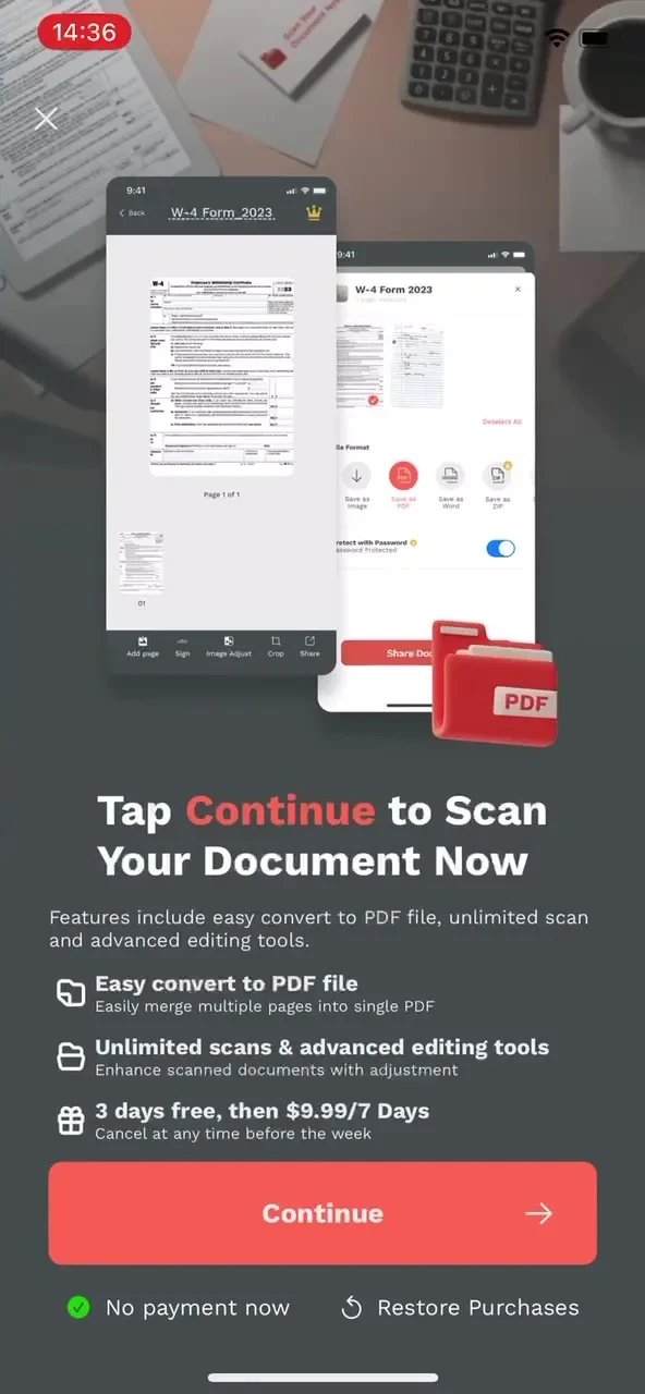 Scan Now: PDF Document Scanner screenshot 3