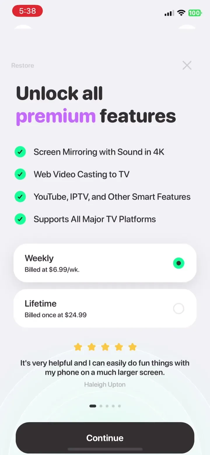 Screen Mirroring・Smart View TV screenshot 4
