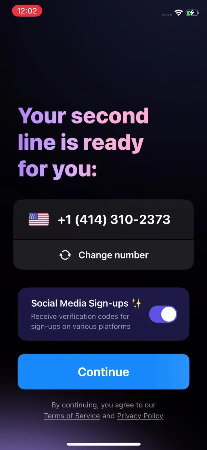 Second Phone Number, 2nd Line screenshot 4