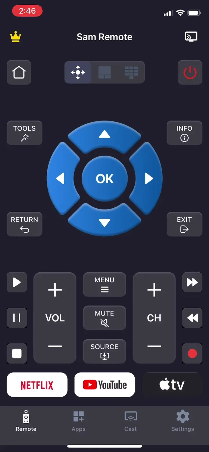 Smart Remote for Sam TV screenshot 4