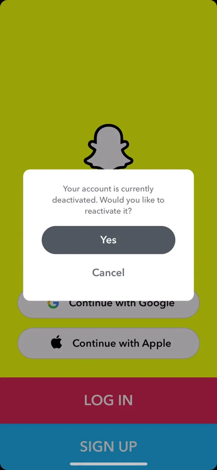 Snapchat screenshot 4