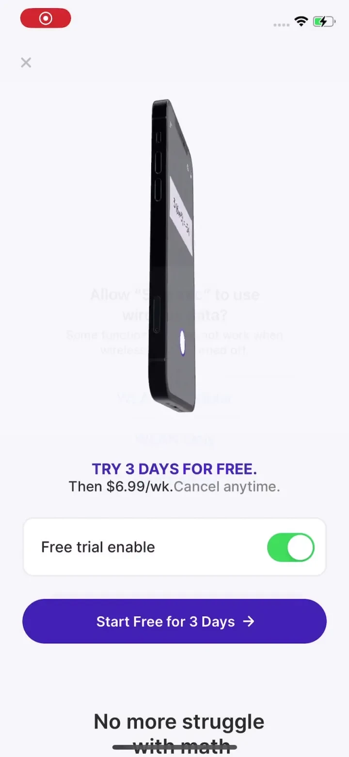 Socratic AI - Homework Helper paywall screenshot
